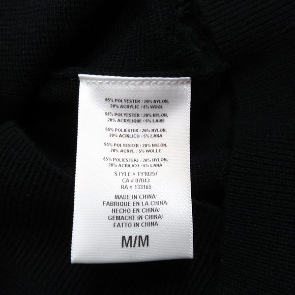 Anthropologie Eri + Ali Doris Laced Floral Pullover Sweater Top Black M - Picture 5 of 7